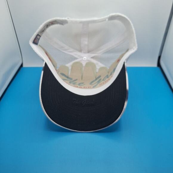 Boston Bruins Tie Dye Trucker Snapback Leather Patch Hat Cap NHL The Game - Picture 6 of 7